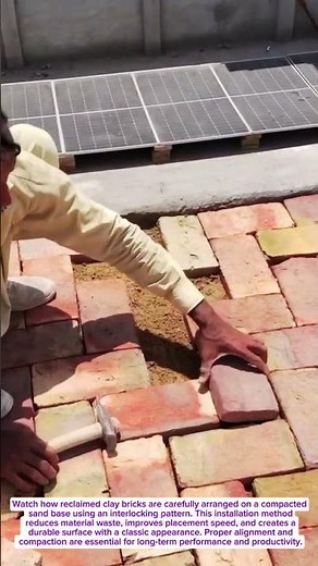 Brick Paving Method Looks Faster Than Traditional Installation!