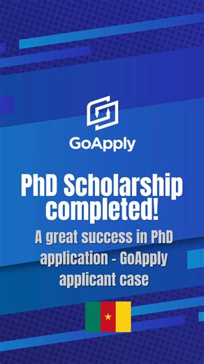 GoApply_Official on Instagram: "From Cameroon to China, with a FULL PhD Scholarship! Meet one of our most inspiring success cases at GoApply: a brilliant student from Cameroon who earned a 100% funded PhD in Management Science & Engineering at one of our partner universities in Jiangsu! PhD scholarships in China are highly competitive, they require not just good grades, but strong research proposals, professor interviews, and clear academic vision. If you’re aiming high, we can help. ✅ Free cons
