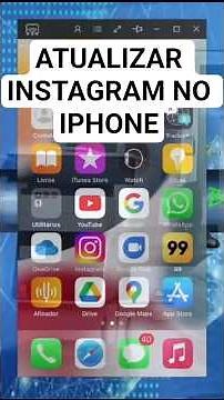 COMO ATUALIZAR INSTAGRAM NO IPHONE #iphone #celular #atualizar #tutorial #instagram