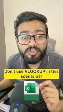 Don't Use VLOOKUP in Excel‼️ Instead Use Amazing Tricks #excel #exceltips #shorts