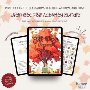 Fall Activity Bundle: 75+ Learning Activities, Preschool-kindergarten - Etsy Canada