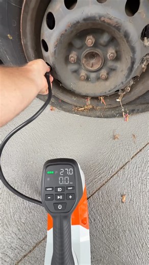Turf And Tools | @stihl_au battery compressor. Small and handy. Might have to get one of these. Could come in handy with the ride ons. #Home #tools #stihl... | Instagram