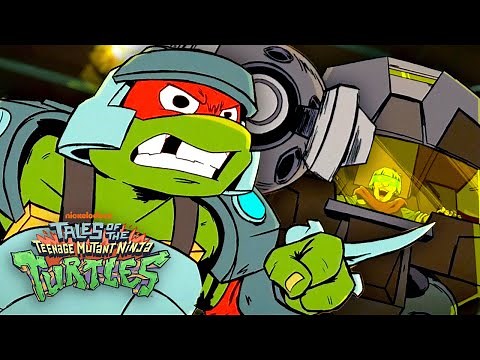 NEW SERIES SCENE | Leo Saves Raph in GIANT Robot Battle! | Tales of the Teenage Mutant Ninja Turtles