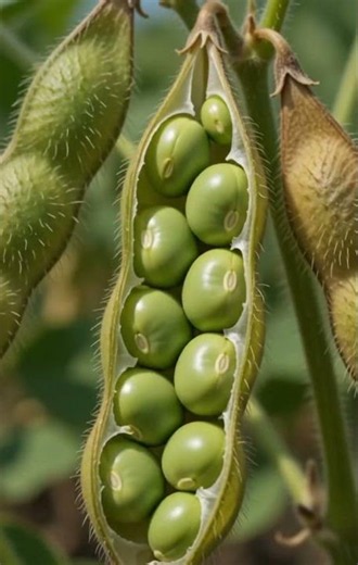 Soybean Seed Germination – From Seed to Harvest | Ultra-Realistic Botanical Time-Lapse