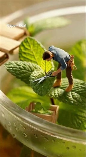 “Hyper-Realistic Mini Tea Factory 🍃 | Macro Tiny World” #macro #hyperrealism #miniature #tinyworld