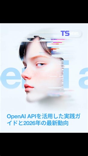 OpenAI APIは、企業のAI活用を加速させる重要な基盤です。⚙️