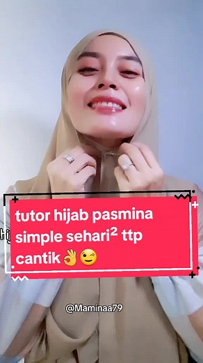 tutor hijab pasmina simple sehari² ttp canyik 👌😉 #tutorial hijab #foryoupageofficiall #fypシ゚viral