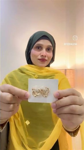 Branded earrings available at Sparkle Touchhh. WhatsApp: 8439507002