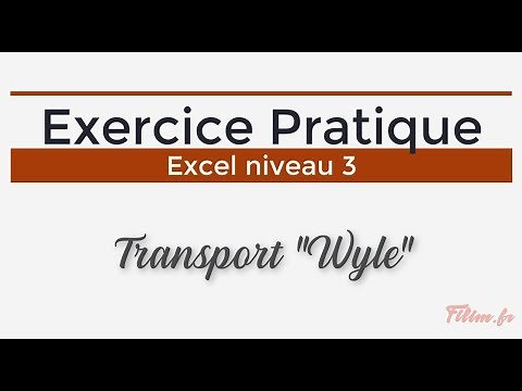 Excel - 3 Avancé - Exercice Transport Wyle