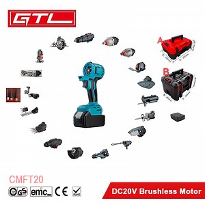 [Hot Item] Home Use Household DIY Cordless Power Tools Multi-Function Tool for Blowing, Grinding (CMFT20)