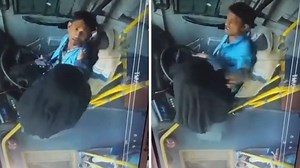 Gujarat Viral Video: Burqa-clad Female Passenger Assaults BRTS Driver In Surat After Dispute Over Bus Stop, Police Launch Probe