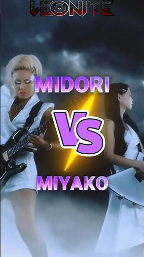 Miyako vs Midori guitar duel - Lovebites - All Female Japanese Metal Band