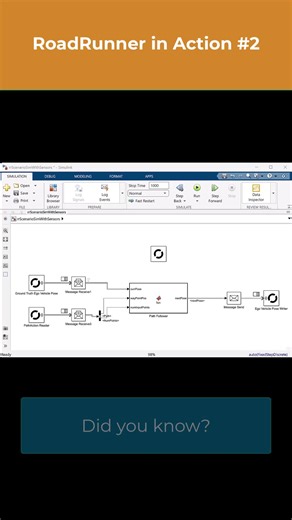 MATLAB Students on Instagram: "Want to learn the basics of RoadRunner? Follow our RoadRunner in Action Series. Next up is co-simulating with RoadRunner and Simulink. #MATLAB #Simulink #RoadRunner #LearnToCode"