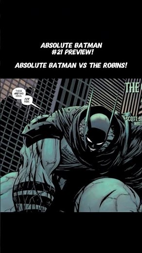 Absolute Batman Issue 21 Preview