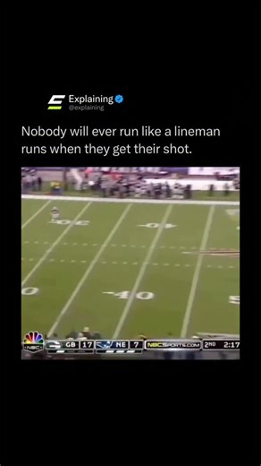 Explaining on Instagram: "In the National Football League, it is rare for a lineman to score a touchdown because their primary job is blocking, not carrying or catching the ball. 🏈 Offensive linemen are usually ineligible receivers, meaning they are not allowed to catch forward passes unless they report as eligible, which only happens in special trick plays. Most of the time, touchdowns by linemen come from unusual situations like fumble recoveries near the goal line or carefully designe