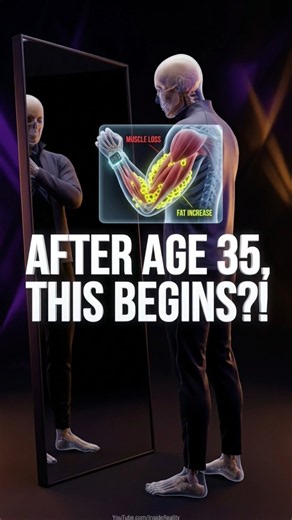 Turned 35? Here is exactly what happens💪📉 #science #biology #age #health