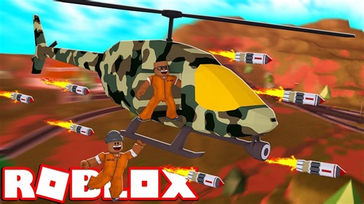 Army helicopter missiles | Roblox Jailbreak