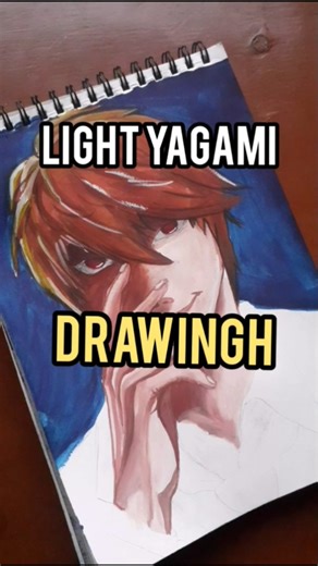 Light Yagami realastic drawing #drawing #shortvideo