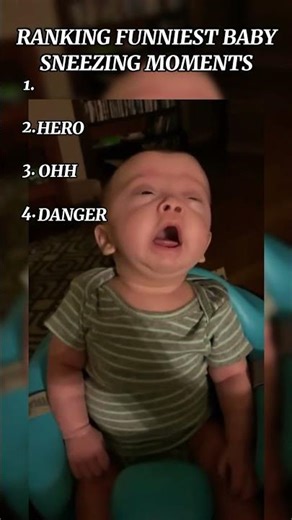 Ranking funny baby sneezing moment #baby#funnybaby#sneezing#cute
