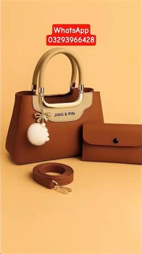 Stylish Girl's Maroon Handbag Set with Wallet & Strap