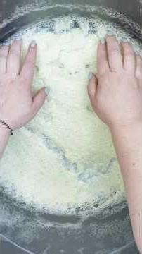 Lemon Foam ASMR 🍋 Crunchy Like Snow #shorts