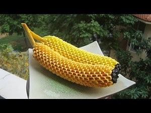 3D Origami Banana Tutorial | DIY Paper Banana Home Decoration