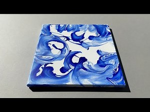 (9) Abstract Chain Pull Technique ~ Acrylic Pouring