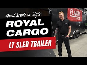 Royal Cargo LT Sled Trailer | Product Overview | Flaman Trailers