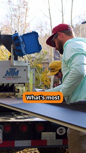 Got a growing metal roofing business? Take our quick quiz to find out which NTM portable roof panel machine is ideal for you! | New Tech Machinery