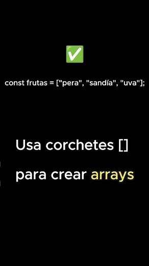 ¿Qué es un Array en JavaScript? ¡Así de simple! 🔥#shorts