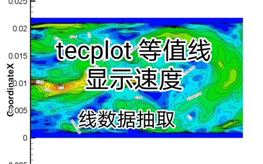 tecplot等值线显示+线数据抽取