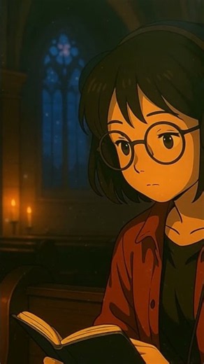 Peaceful Lofi Vibes in a Candlelit Church 🕯️ | Calm Beats for the Soul #shorts