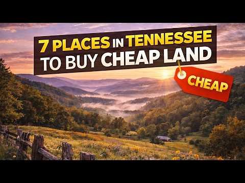 7 Places In Tennessee To Buy Cheap Land