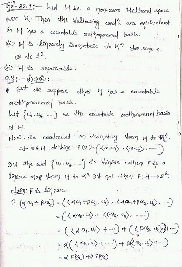 Inner Product Space Theorem // Functional Analysis