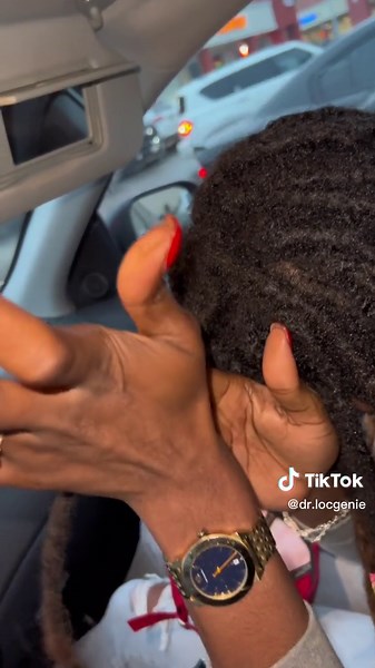 Effective Palm Rolling for Shaped Locs | Dr.LocGenie Services