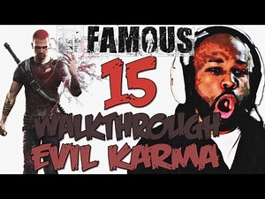 Infamous: Black Guy Walkthrough Part 15 - Evil Karma "PS3 Infamous" "Infamous Gameplay"