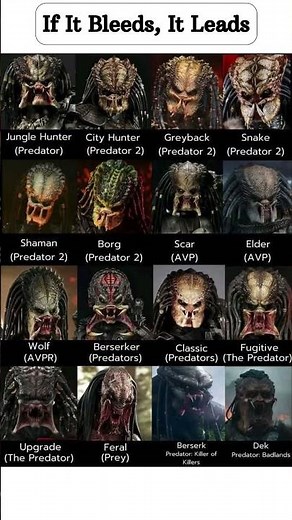 Predator Legacy: 16 Hunters. One Kill Code. #Predator #Yautja #Shorts