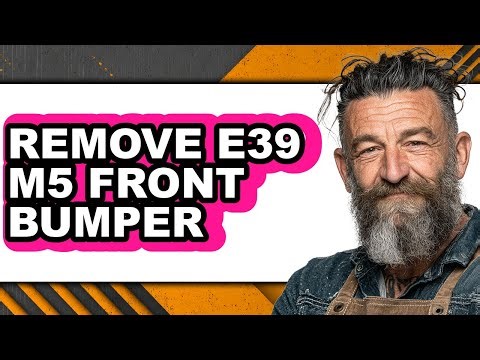 How to Remove E39 M5 Front Bumper - Step by Step