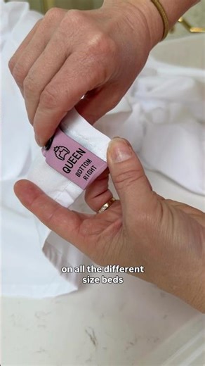 Linen closet organization: the best way to label bed sheets