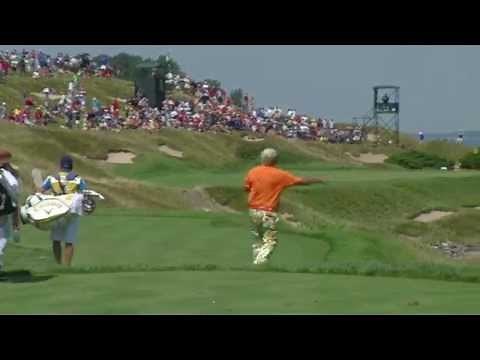 John Daly Throws Club into Lake Michigan | 2015 PGA Championship