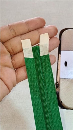 Fix a Zipper with Masking Tape #shorts #sewinghacks #zipper