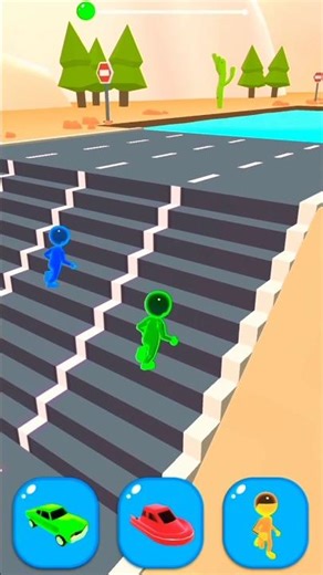Shape-shifting Funny Race Gamepaly new hyper casual games #shapeshifting #gameplay #shorts