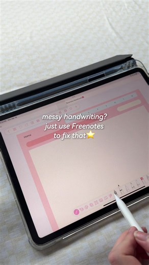 This feature of Freenotes never disappoints! #notetaking #handwriting #schooltok #freenotes #studytok