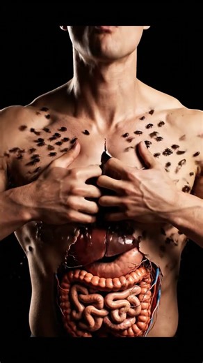 Inside Human Digestive System #digestion #animation #digestiveprocess #humanbodysystem #funny