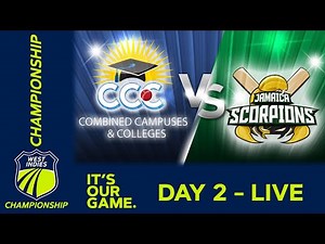 🔴 LIVE CCC vs Jamaica - Day 2 | West Indies Championship 2025 | 10th April #WIChamps