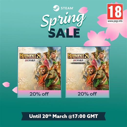 KOEI TECMO Steam Spring Sale - up to 85% off. Plus, discounts on both DYNASTY WARRIORS: ORIGINS and NINJA GAIDEN 2 Black. Check out all the offers in the link below: https://store.steampowered.com/curator/33016879/sale/spring2025 #SteamDeals #DWORIGINS #NG2Black | KOEI TECMO GAMES