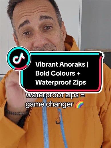 Stand out and stay dry 🌦️ These men’s anoraks come in vibrant colours with contrasting waterproof zips for a bold look that’s built for any weather. Perfect for festivals, city life or weekend adventures. Click the basket to grab yours.