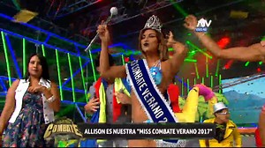 14K views · 314 reactions | Sorpresa! Allison Pastor se transformó en la nueva Miss Combate Verano 2017 ► goo.gl/w9Lf0w | Combate Perú | Facebook