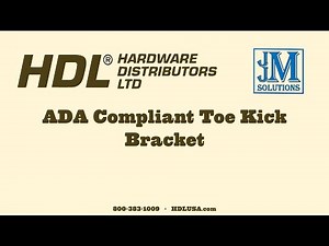 ADA Compliant Toe Kick Brackets