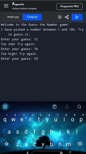 python programming language.